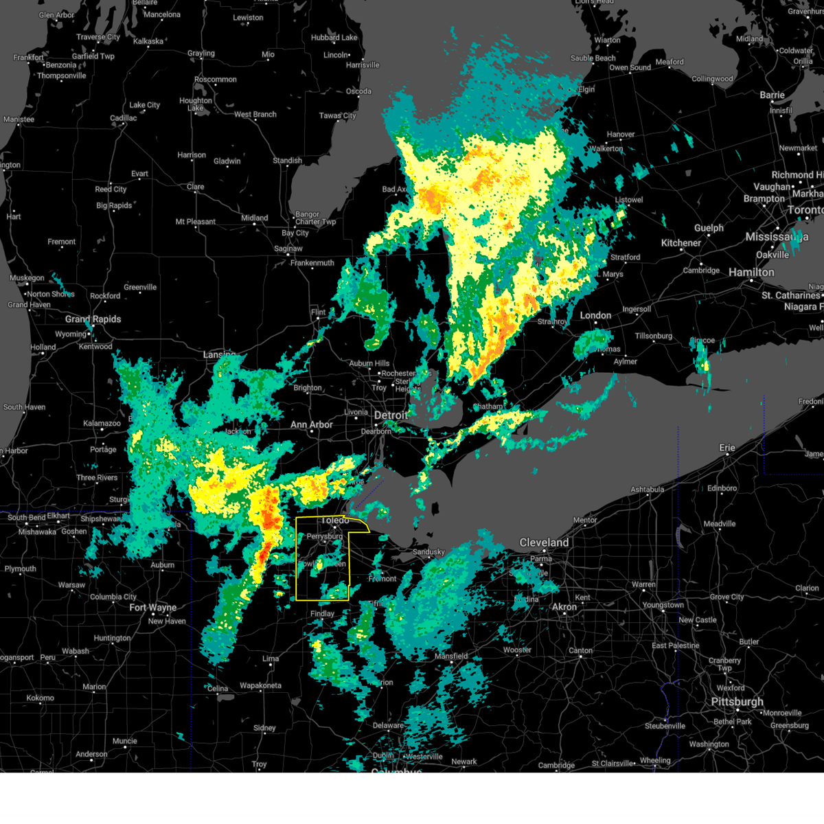 Interactive Hail Maps Hail Map for Holland, OH