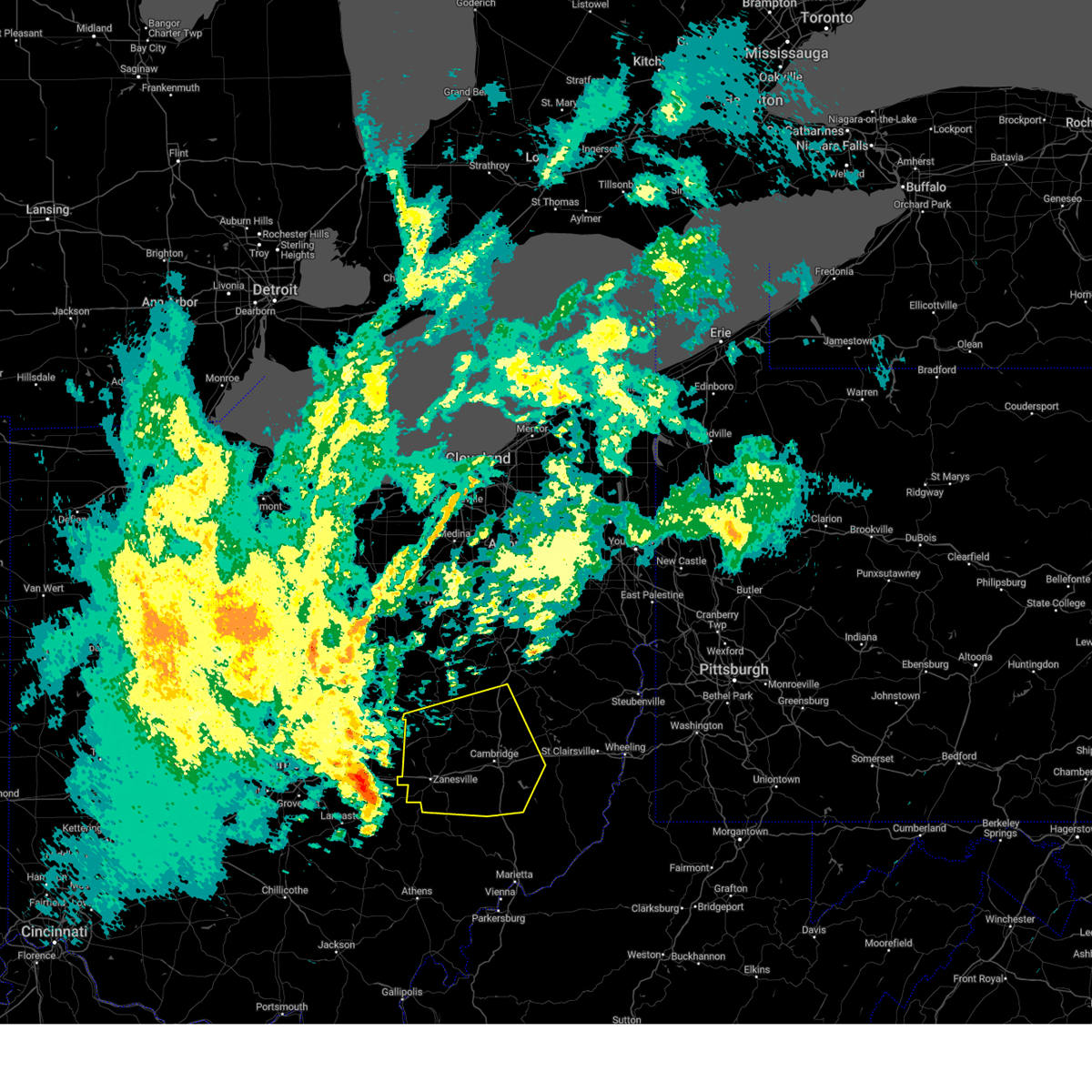 Interactive Hail Maps Hail Map for Philo, OH