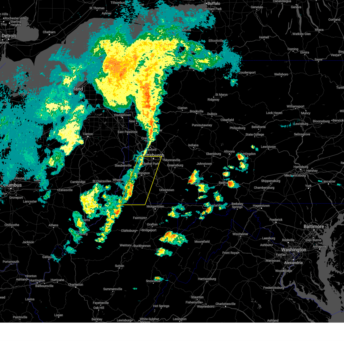 Interactive Hail Maps Hail Map for Pittsburgh, PA