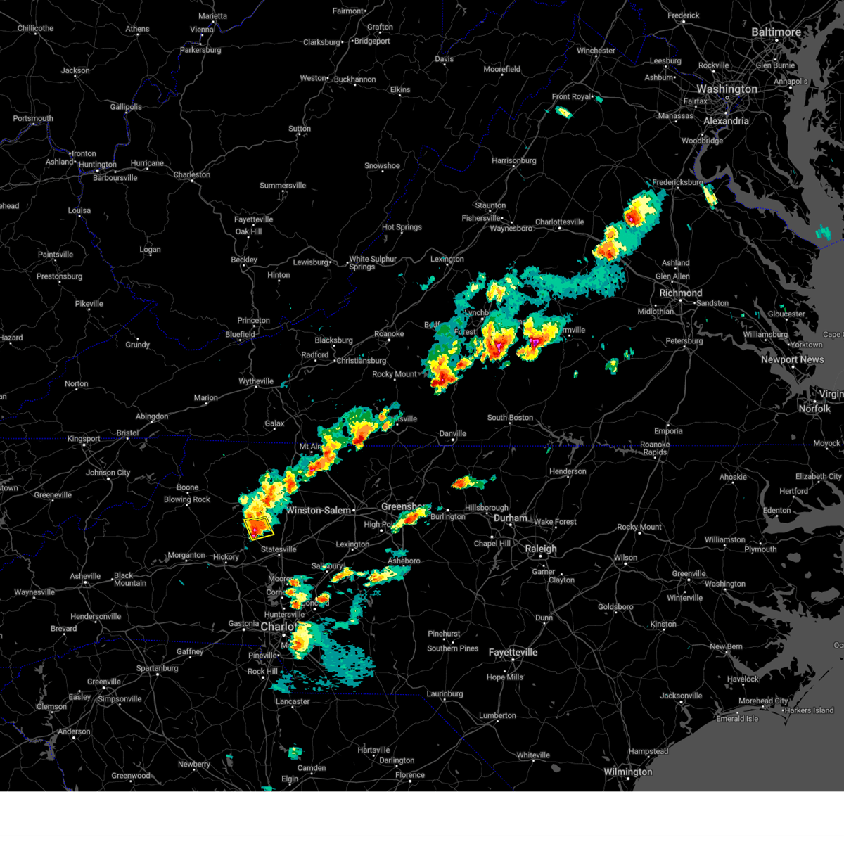 Interactive Hail Maps Hail Map for Taylorsville, NC