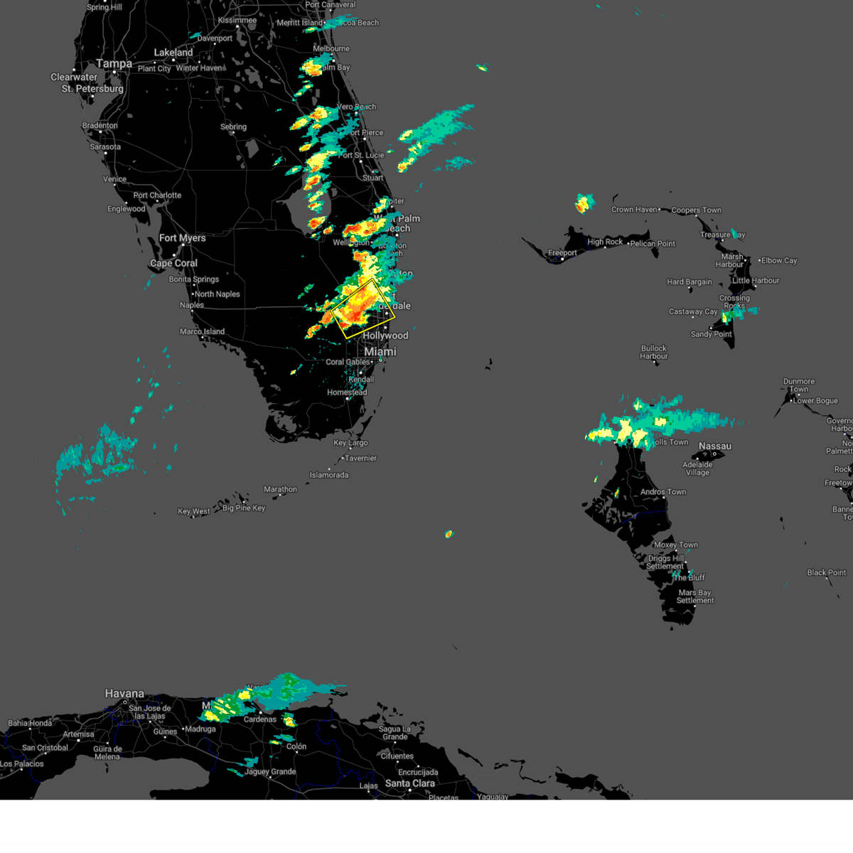 Interactive Hail Maps Hail Map for Margate, FL