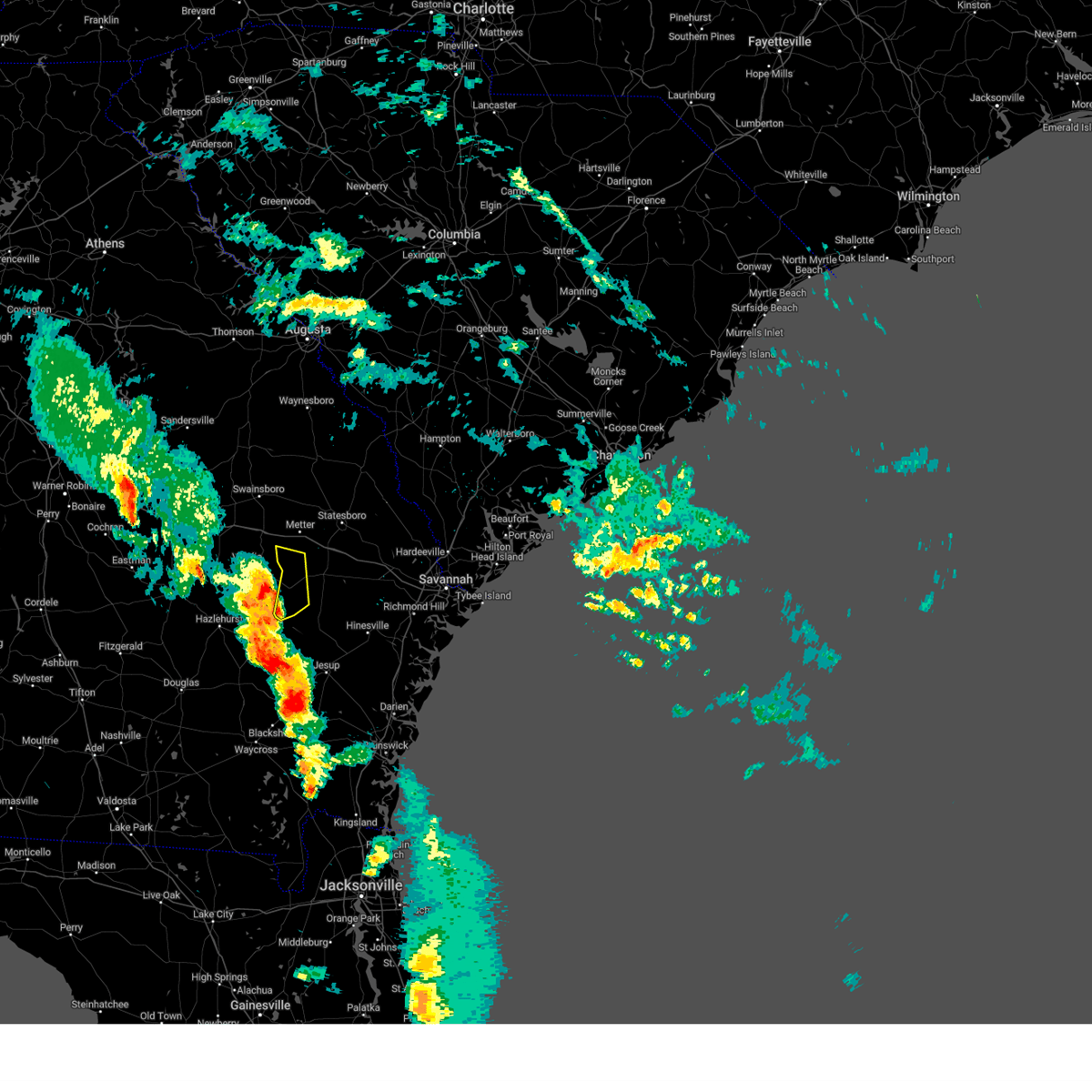 Interactive Hail Maps Hail Map for Reidsville, GA