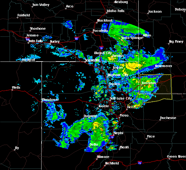 Interactive Hail Maps Hail Map for Evanston, WY