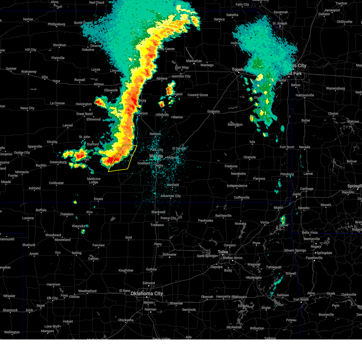 Interactive Hail Maps Hail Map for Pretty Prairie, KS