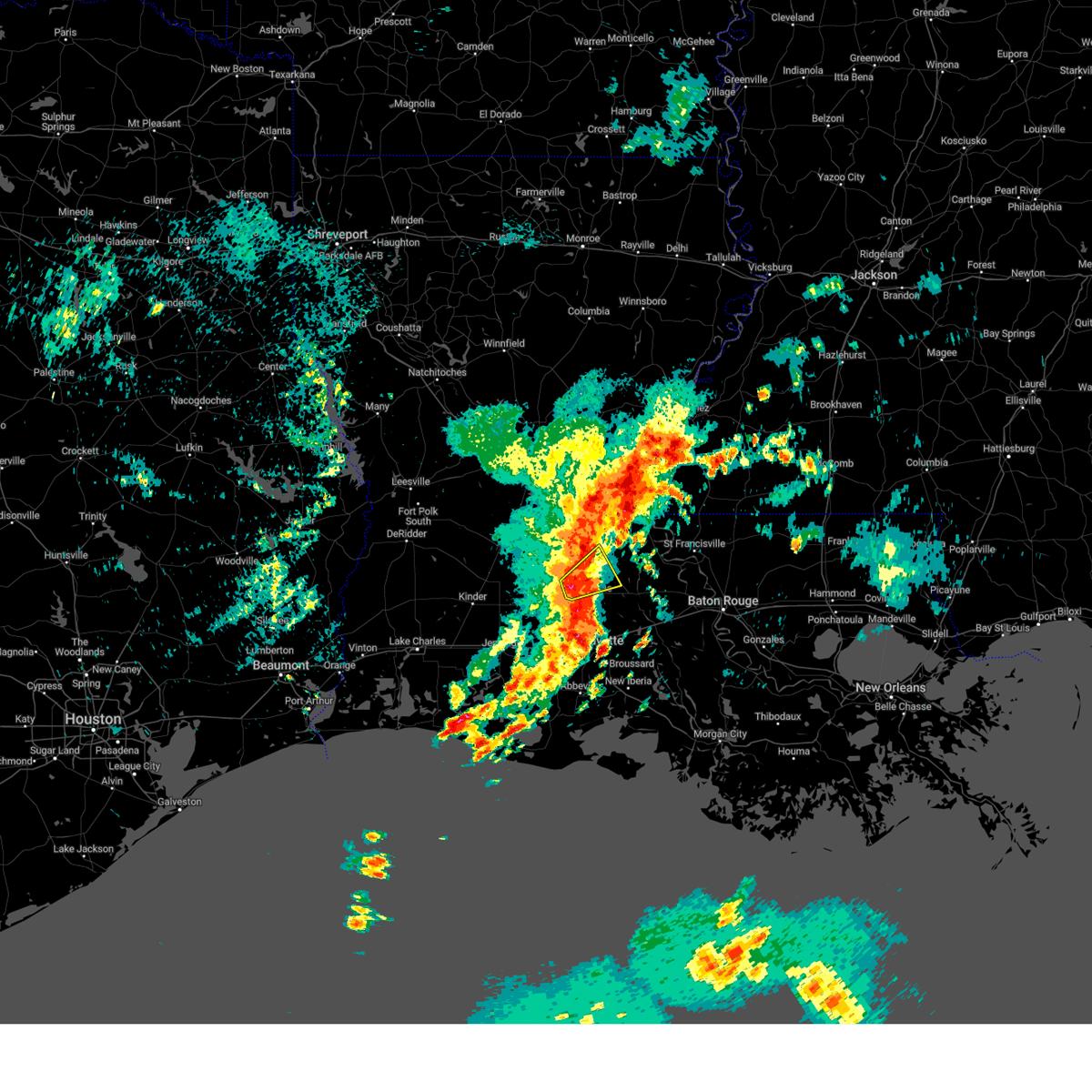 Interactive Hail Maps Hail Map for Port Barre, LA