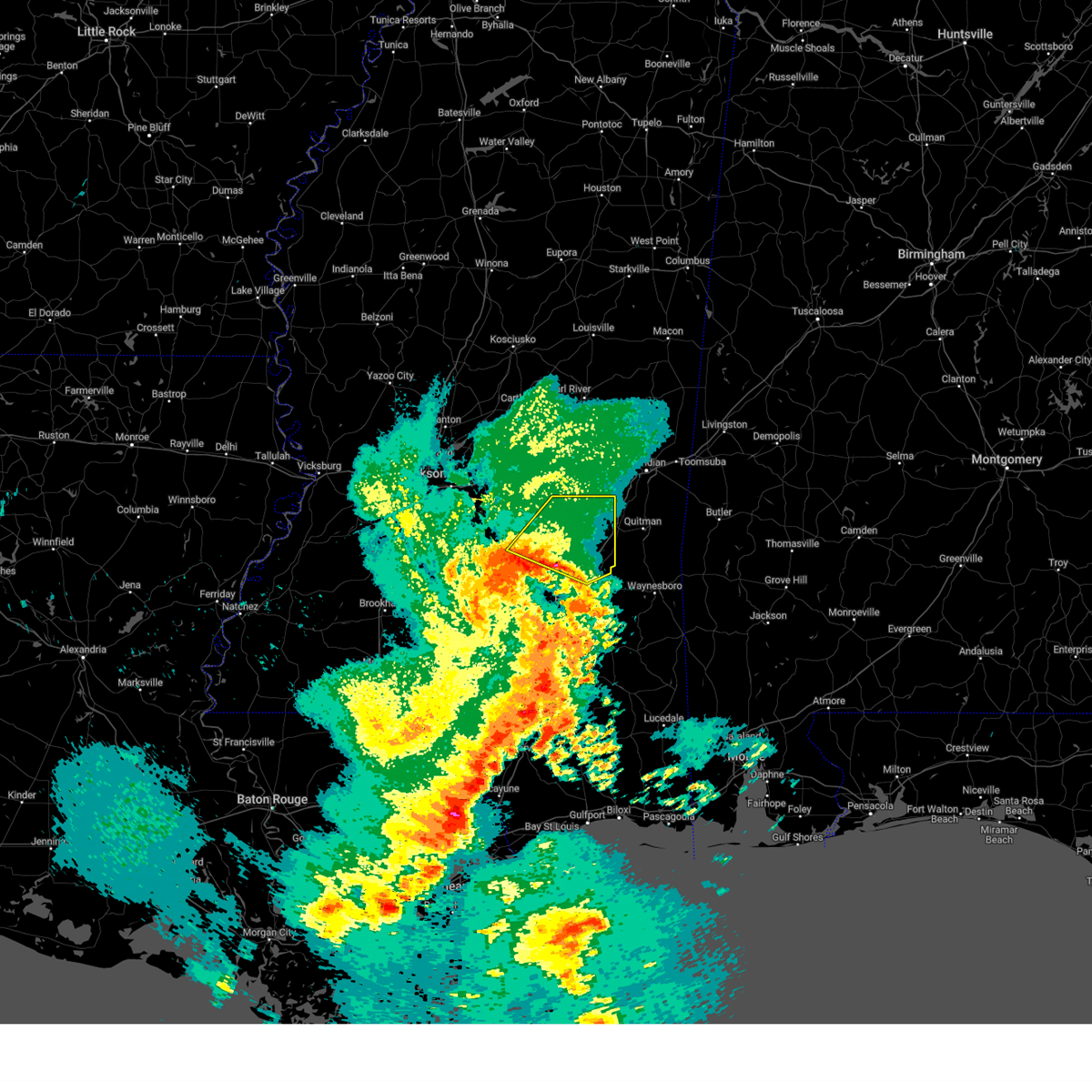 Interactive Hail Maps Hail Map for Taylorsville, MS