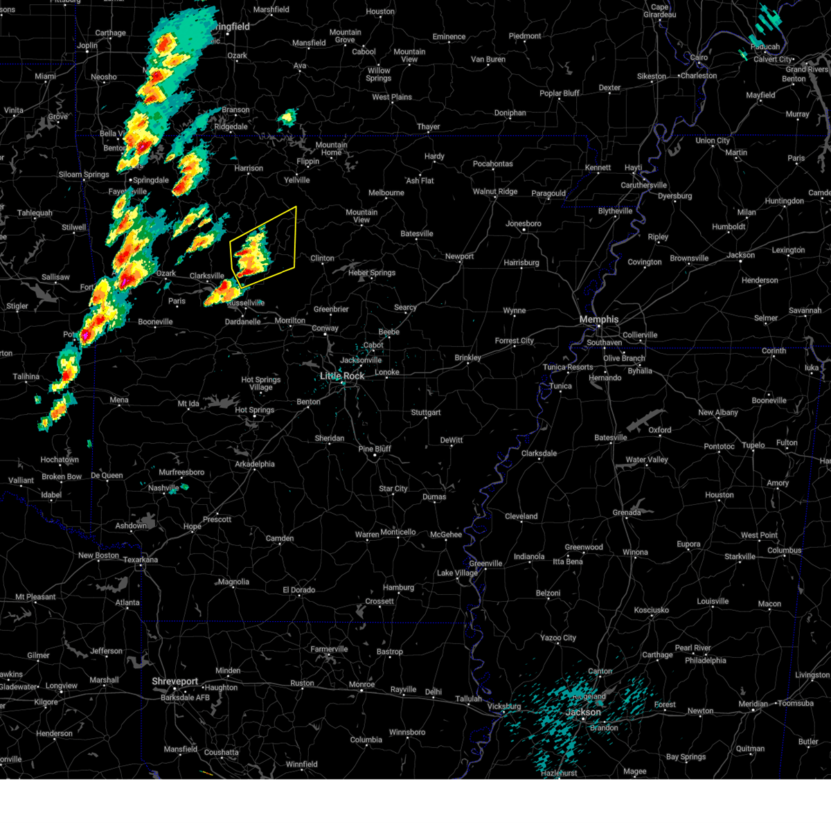 Interactive Hail Maps Hail Map for Gilbert, AR