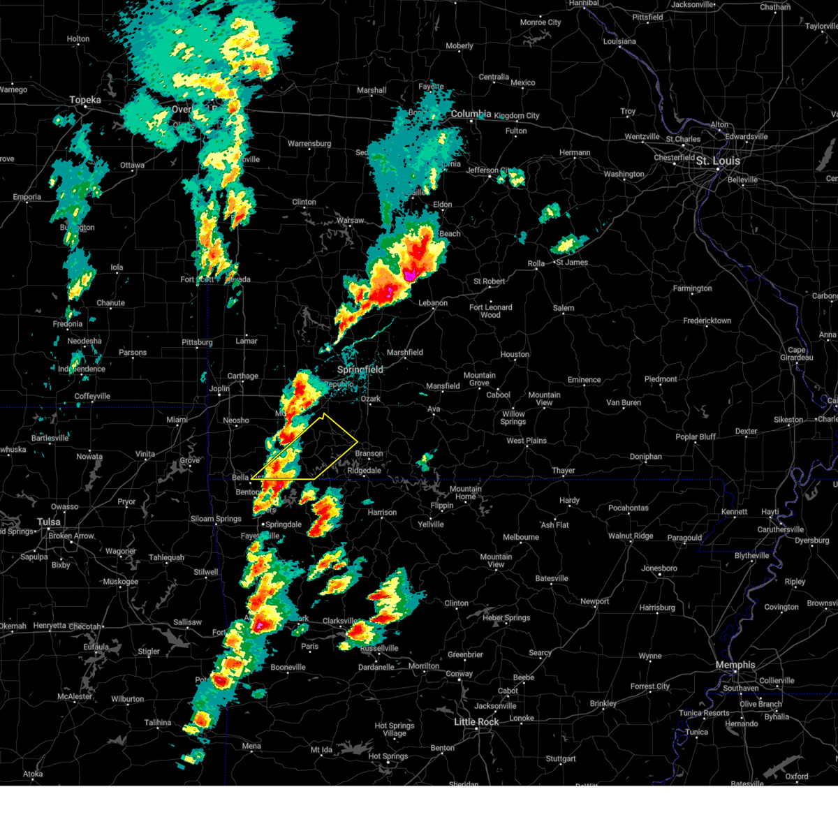 Interactive Hail Maps Hail Map for Seligman, MO