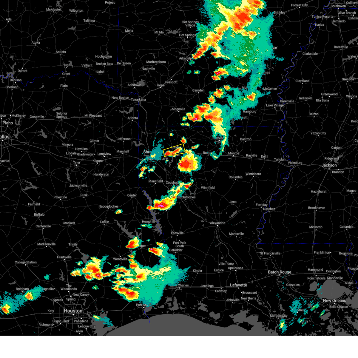 Interactive Hail Maps Hail Map for Doyline, LA