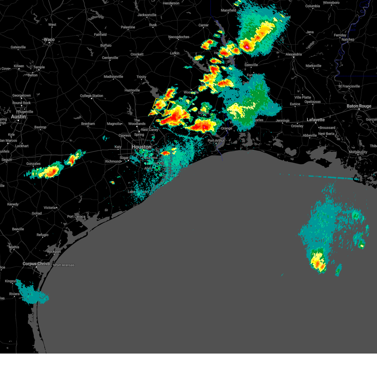 Interactive Hail Maps Hail Map for Goodrich, TX