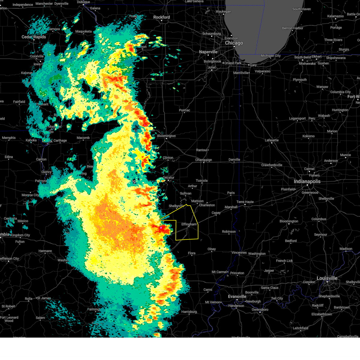 Interactive Hail Maps Hail Map for Altamont, IL