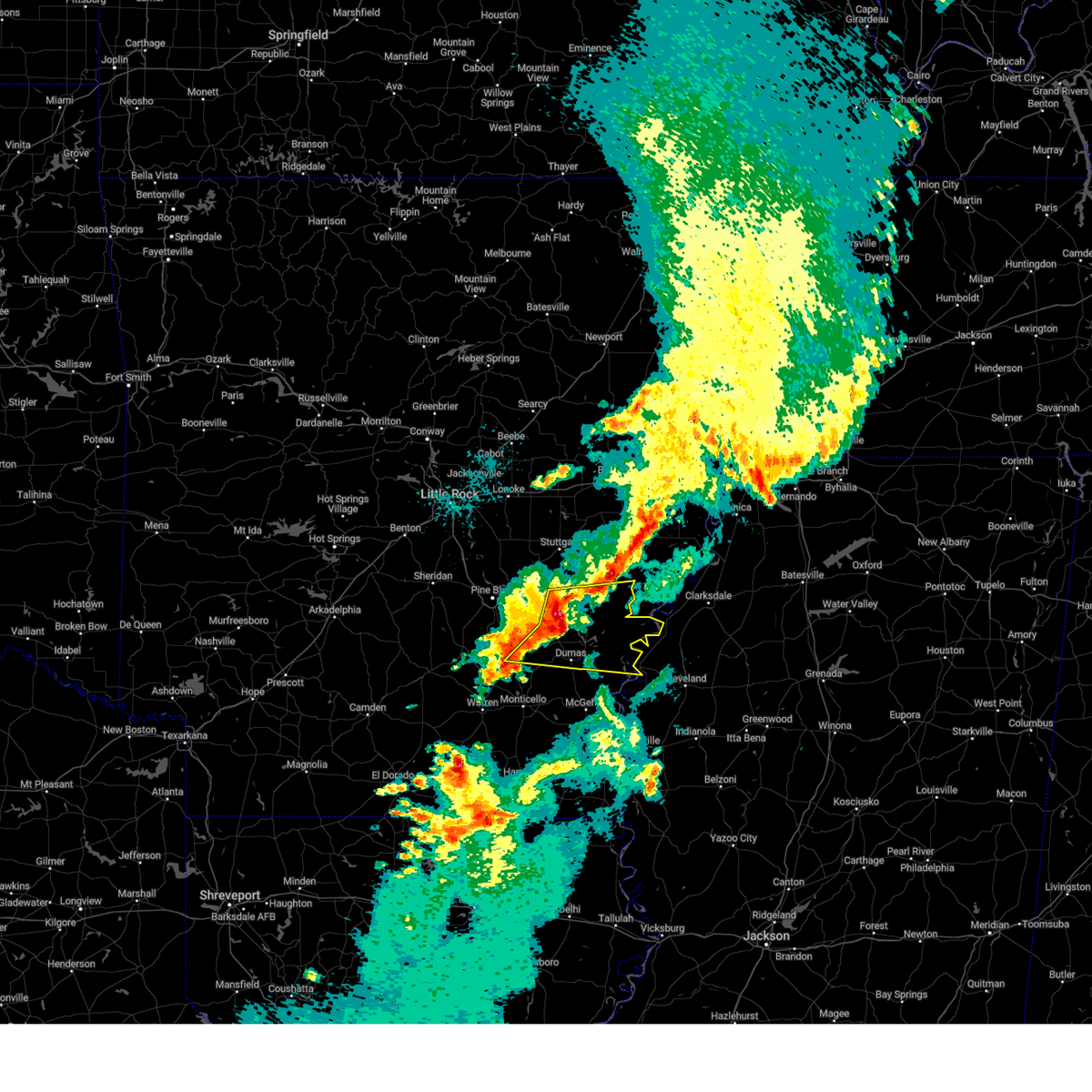 Interactive Hail Maps Hail Map for Star City, AR