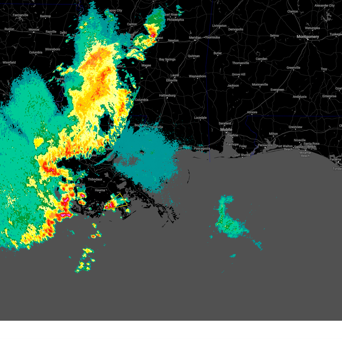 Interactive Hail Maps Hail Map for Galliano, LA