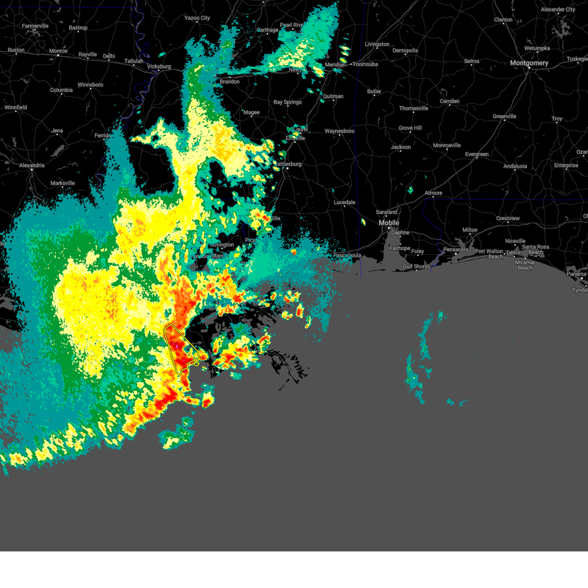 Interactive Hail Maps Hail Map for Houma, LA