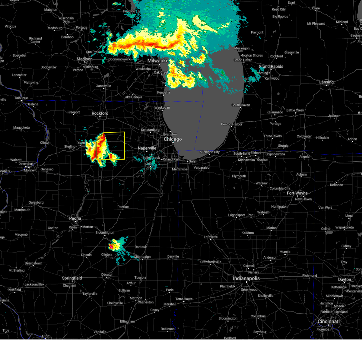 Interactive Hail Maps Hail Map for Steward, IL