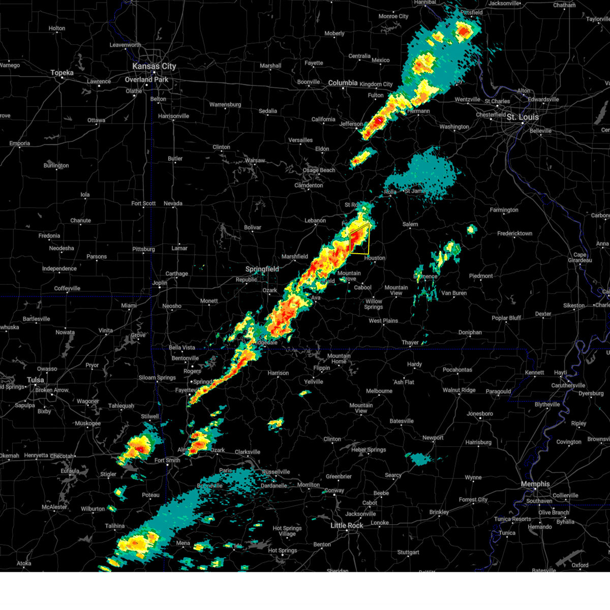 Interactive Hail Maps Hail Map for Plato, MO