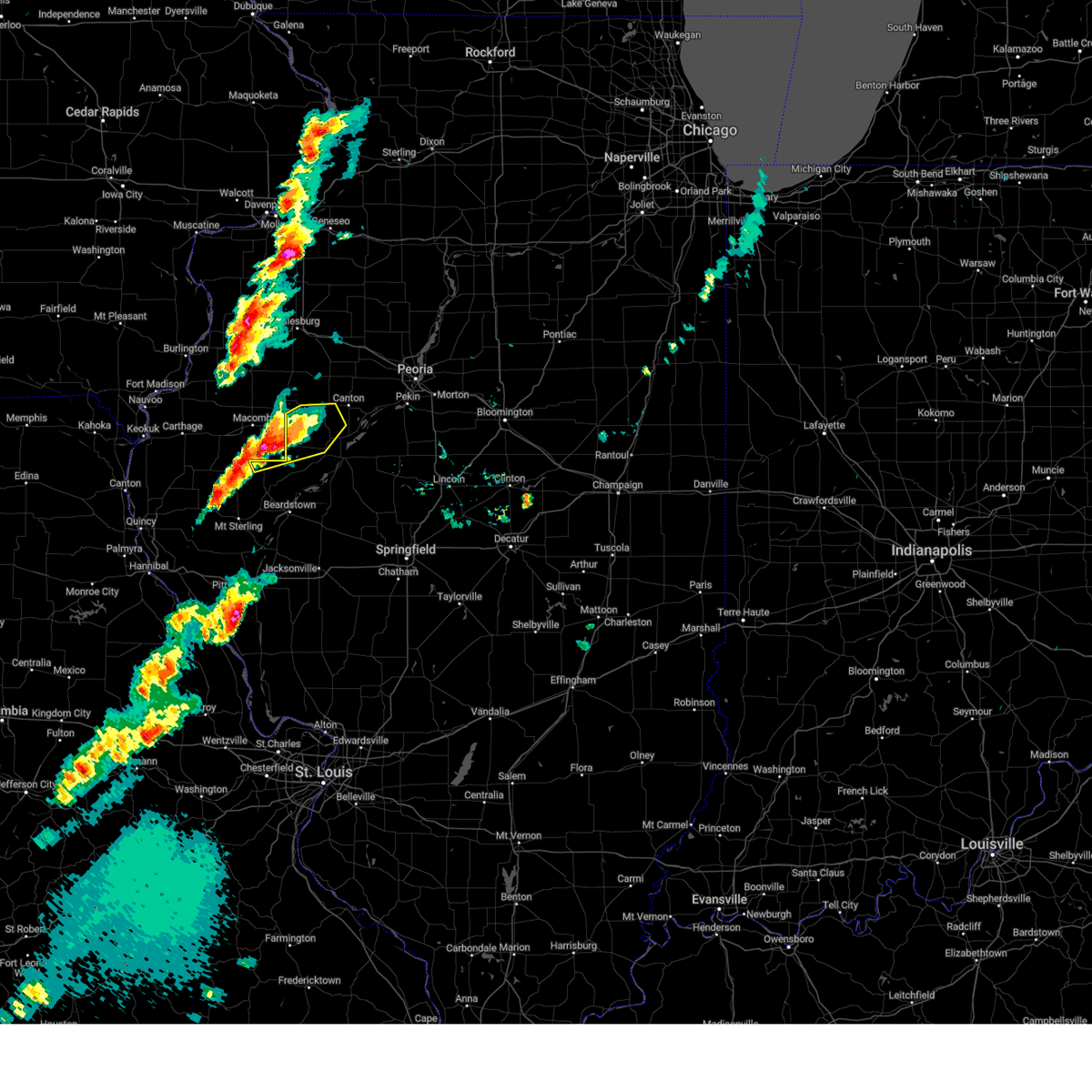 Interactive Hail Maps Hail Map for Littleton, IL