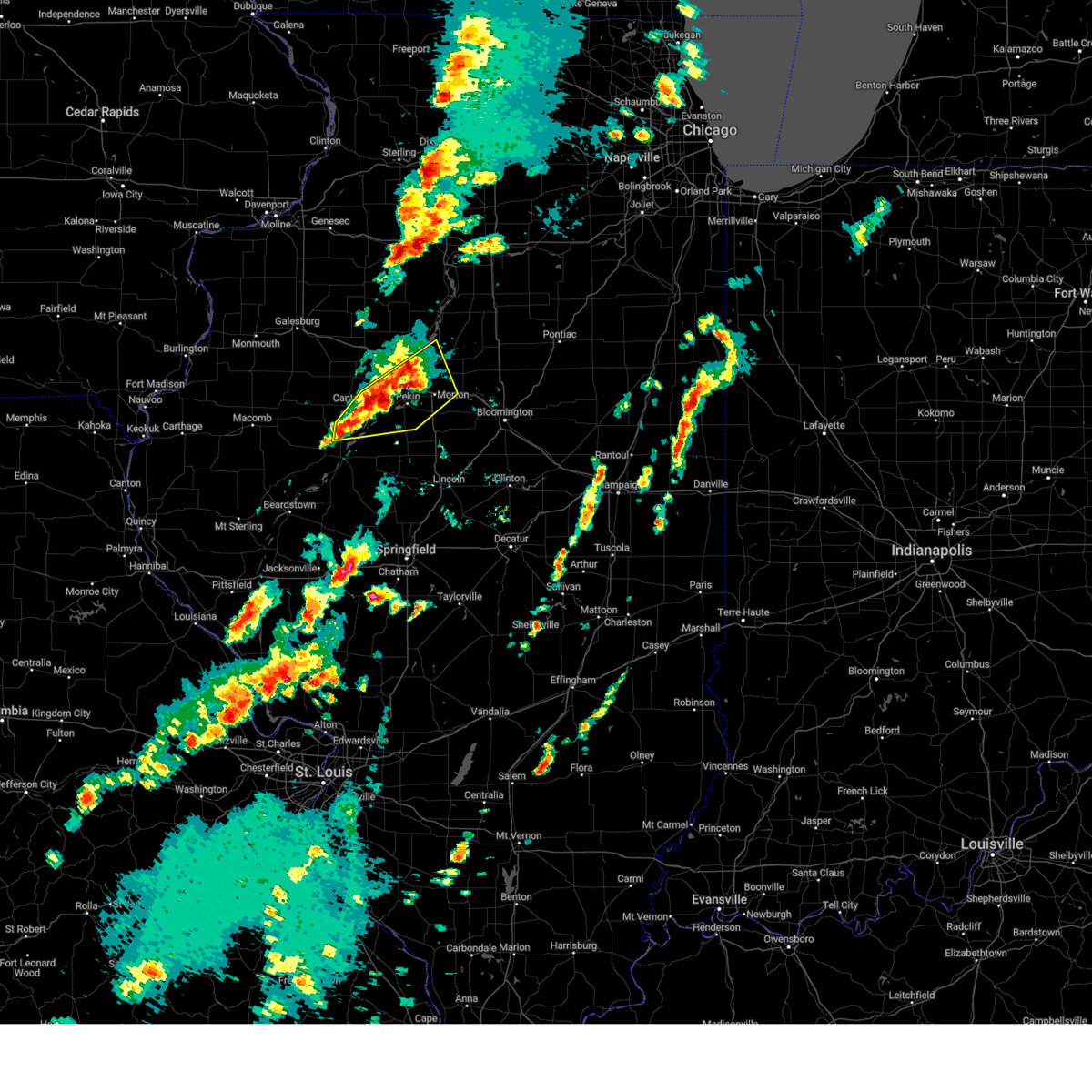 Interactive Hail Maps Hail Map for Morton, IL