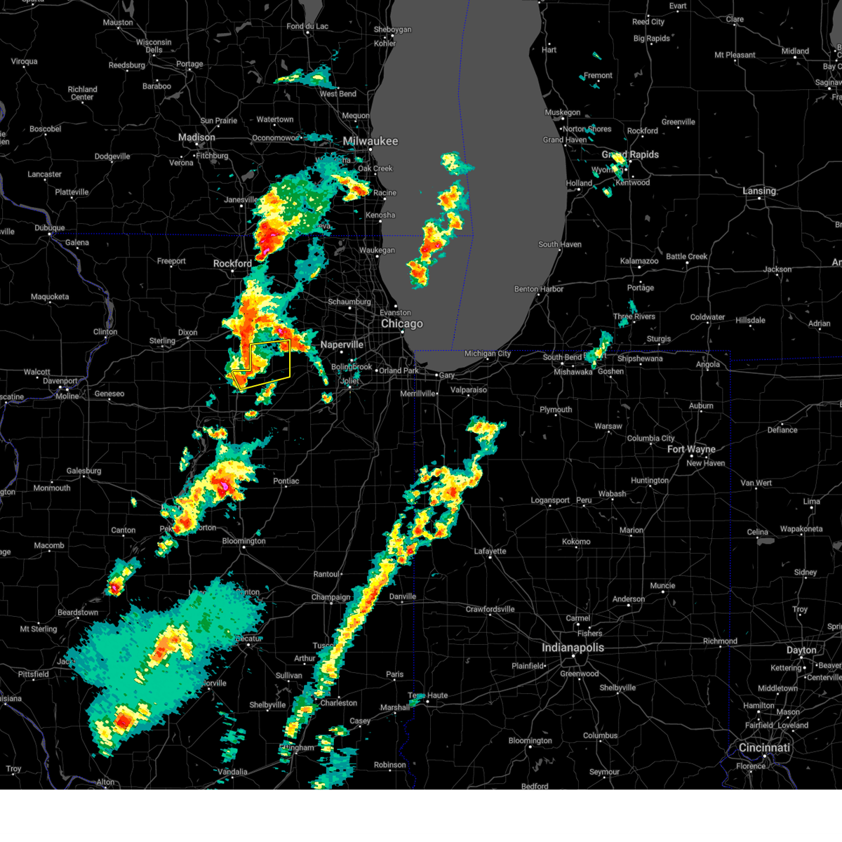 Interactive Hail Maps Hail Map for Leland, IL