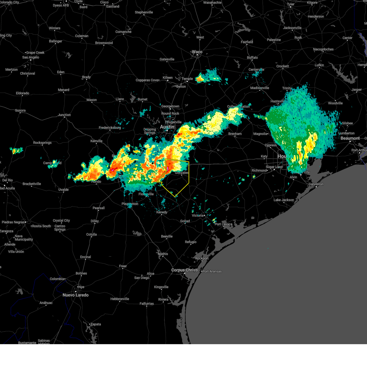 Interactive Hail Maps Hail Map for Smiley, TX