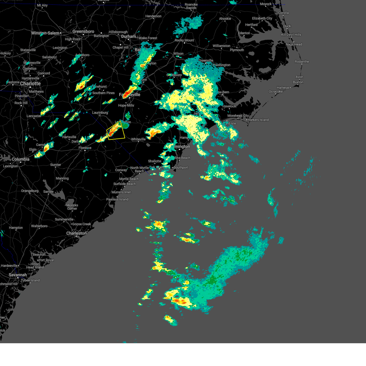 Interactive Hail Maps Hail Map for Fairmont, NC