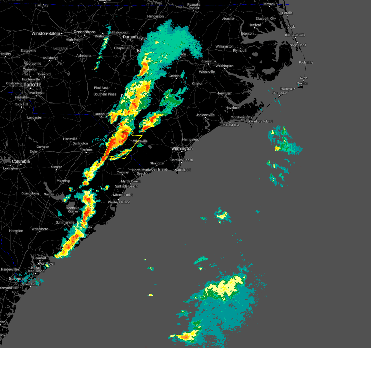 Interactive Hail Maps Hail Map for Fairmont, NC