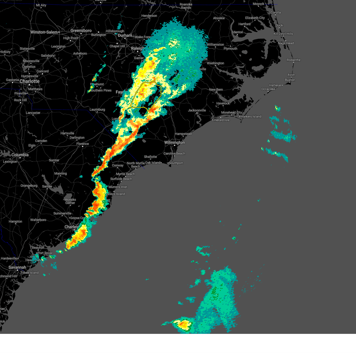Interactive Hail Maps Hail Map for Newton Grove, NC