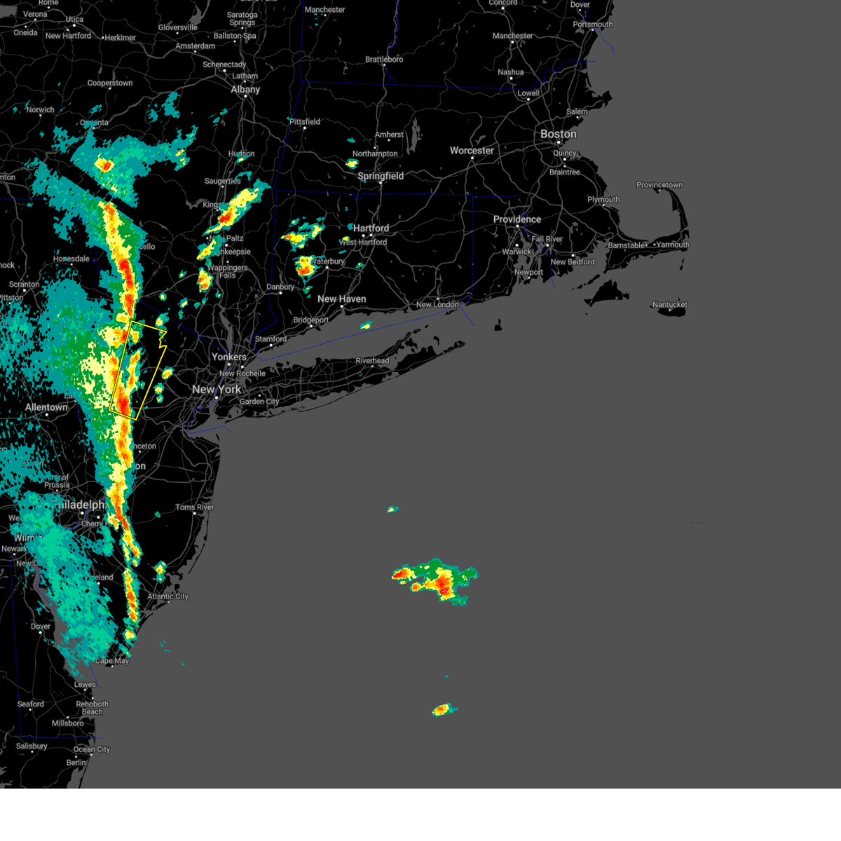Interactive Hail Maps Hail Map for Bernardsville, NJ