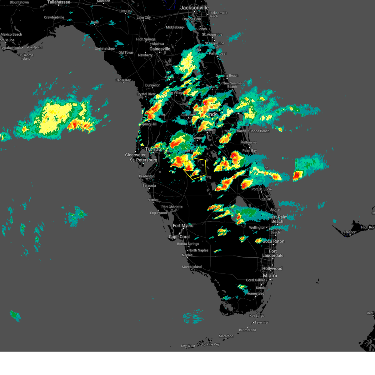 Interactive Hail Maps Hail Map for Babson Park, FL