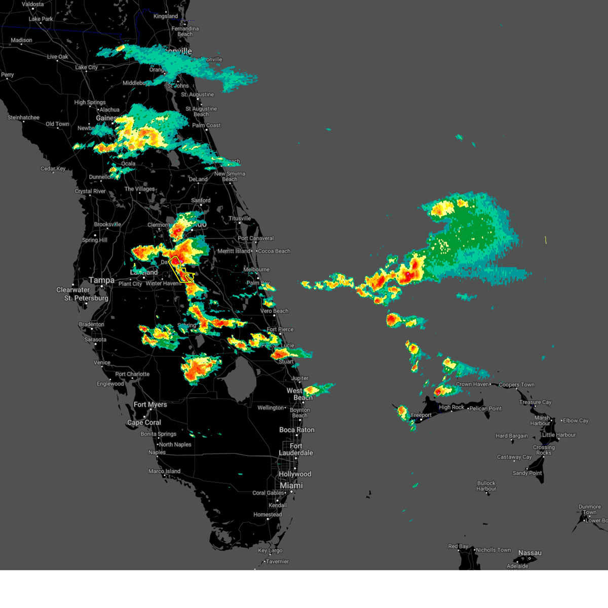 Interactive Hail Maps Hail Map for Davenport, FL