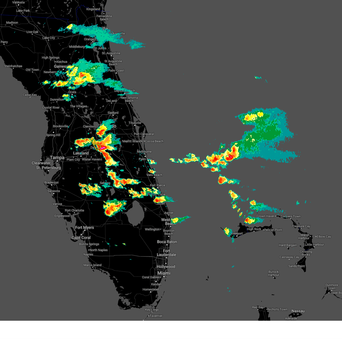 Interactive Hail Maps Hail Map for Davenport, FL