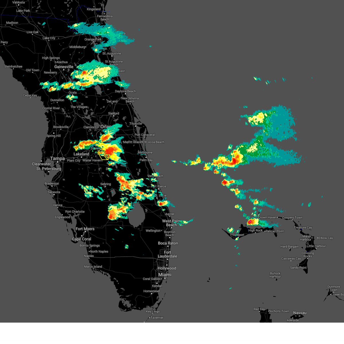 Interactive Hail Maps Hail Map for Davenport, FL