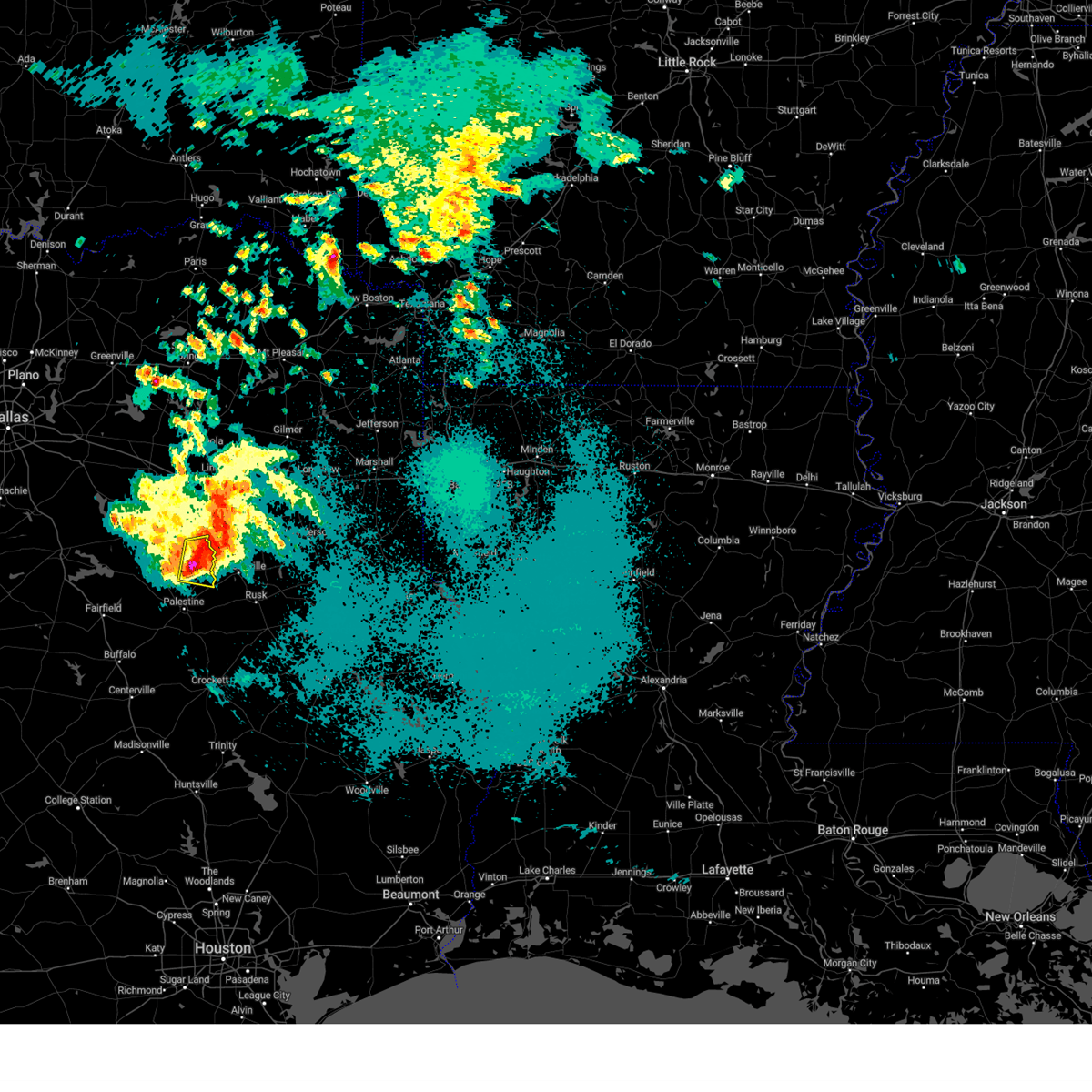 Interactive Hail Maps Hail Map for Frankston, TX