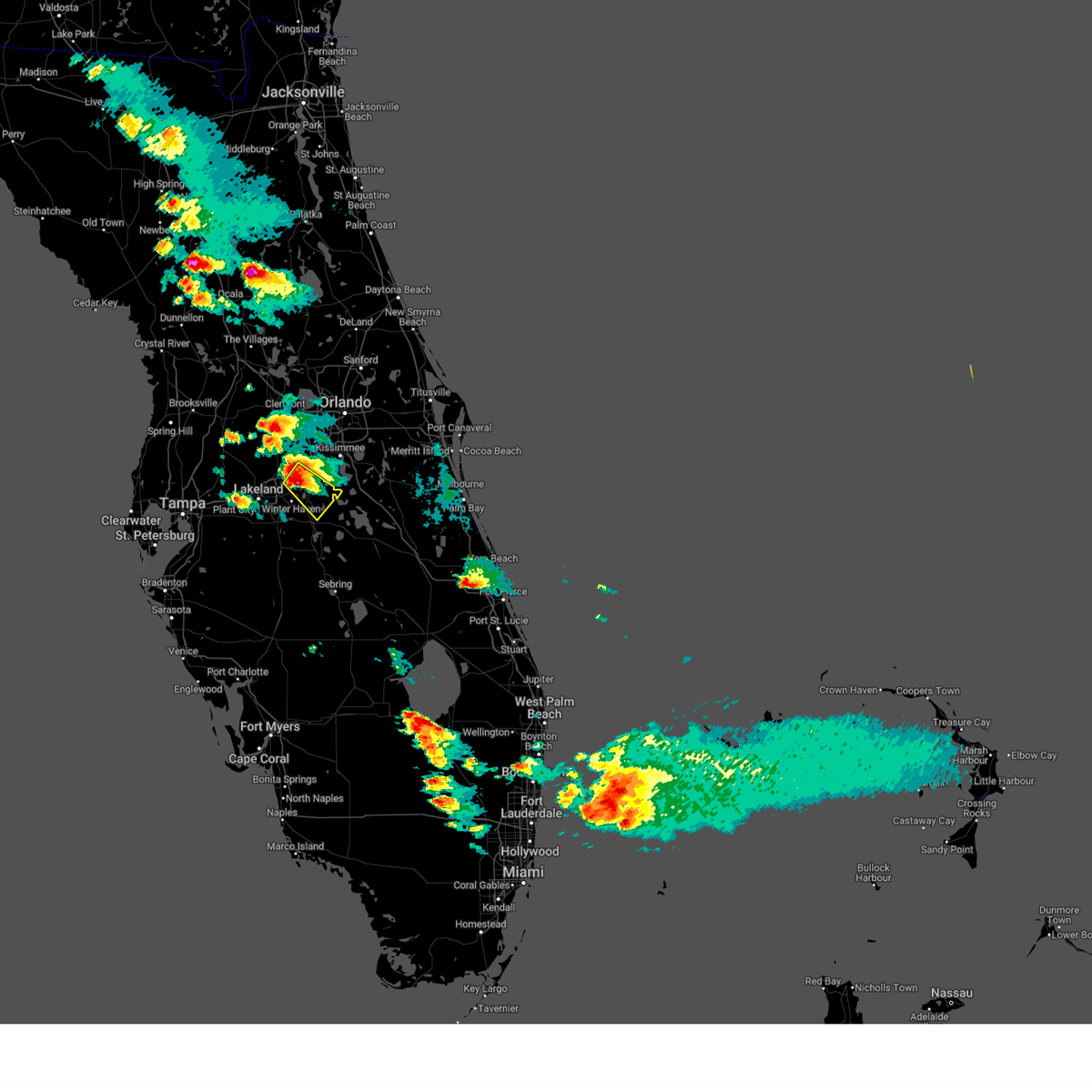 Interactive Hail Maps Hail Map for Davenport, FL