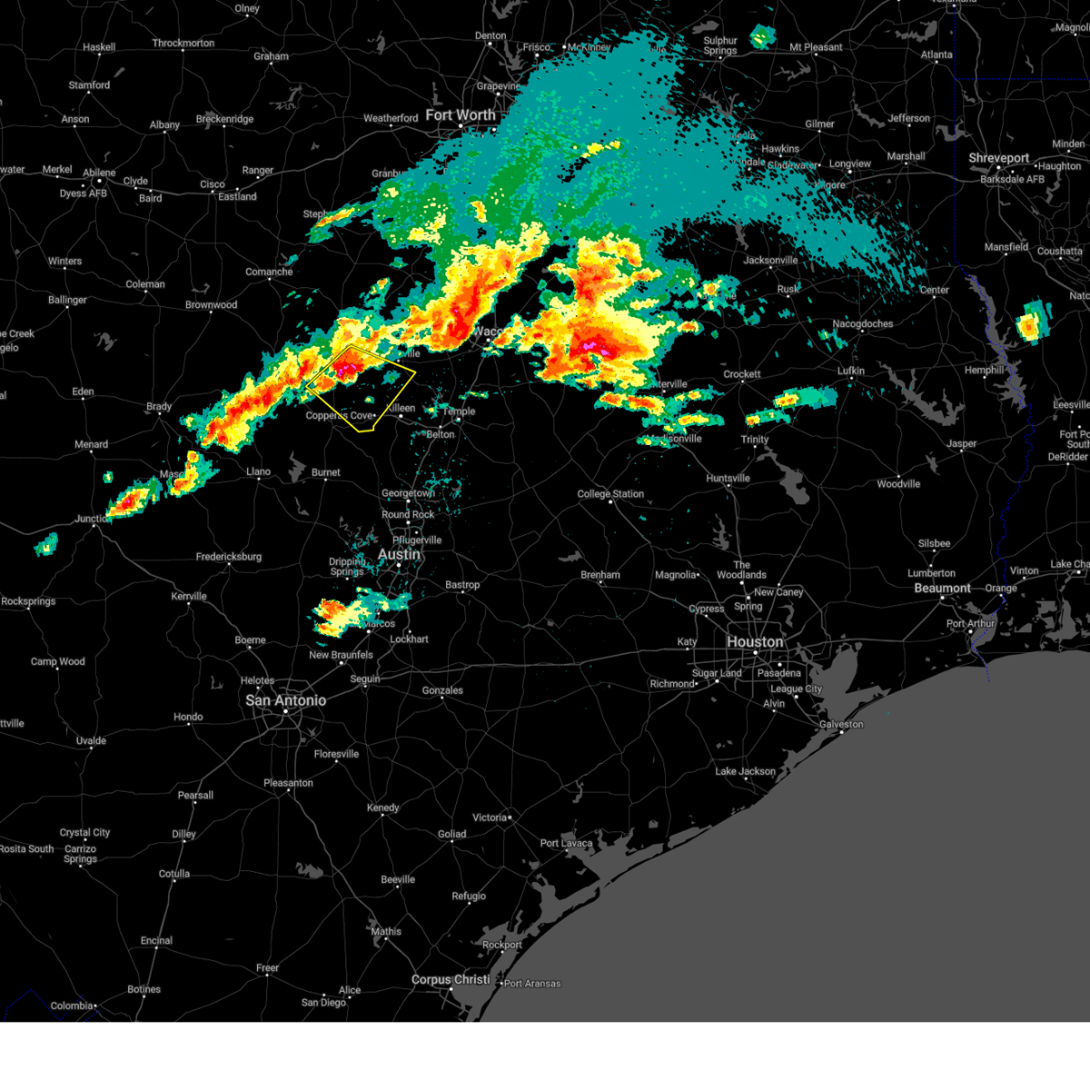 Interactive Hail Maps Hail Map for Kempner, TX