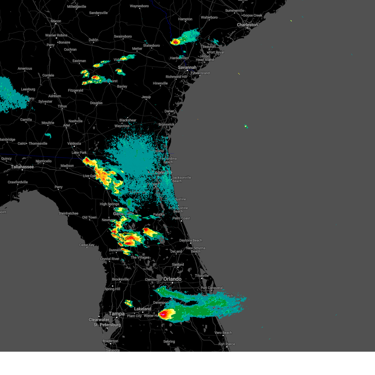 Interactive Hail Maps Hail Map for Reddick, FL