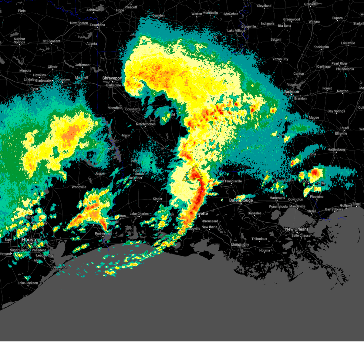 Interactive Hail Maps Hail Map for Plaucheville, LA
