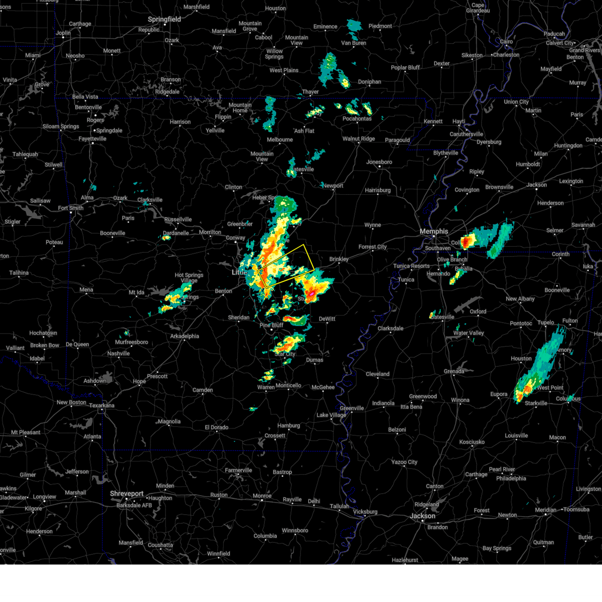 Interactive Hail Maps Hail Map for Hazen, AR