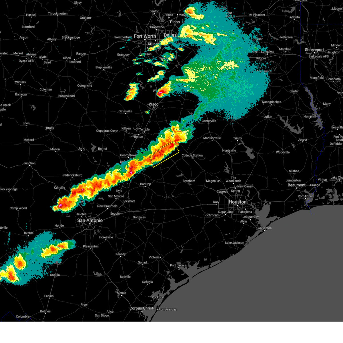 Interactive Hail Maps Hail Map for Rockdale, TX