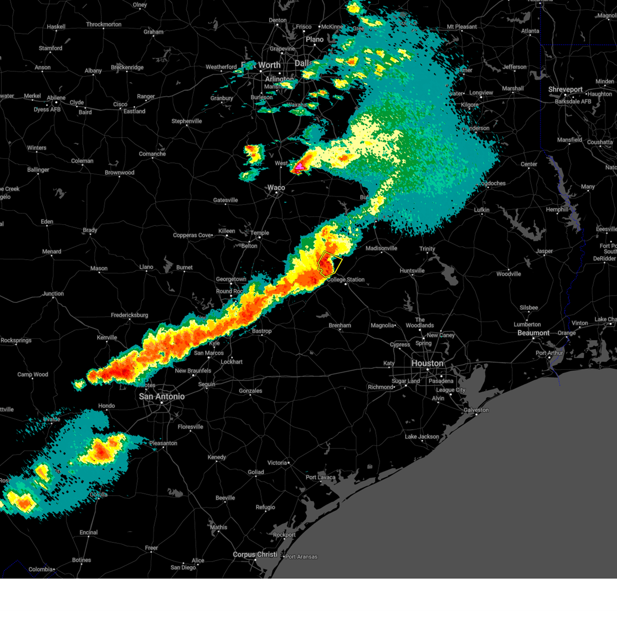 Interactive Hail Maps Hail Map for Hearne, TX