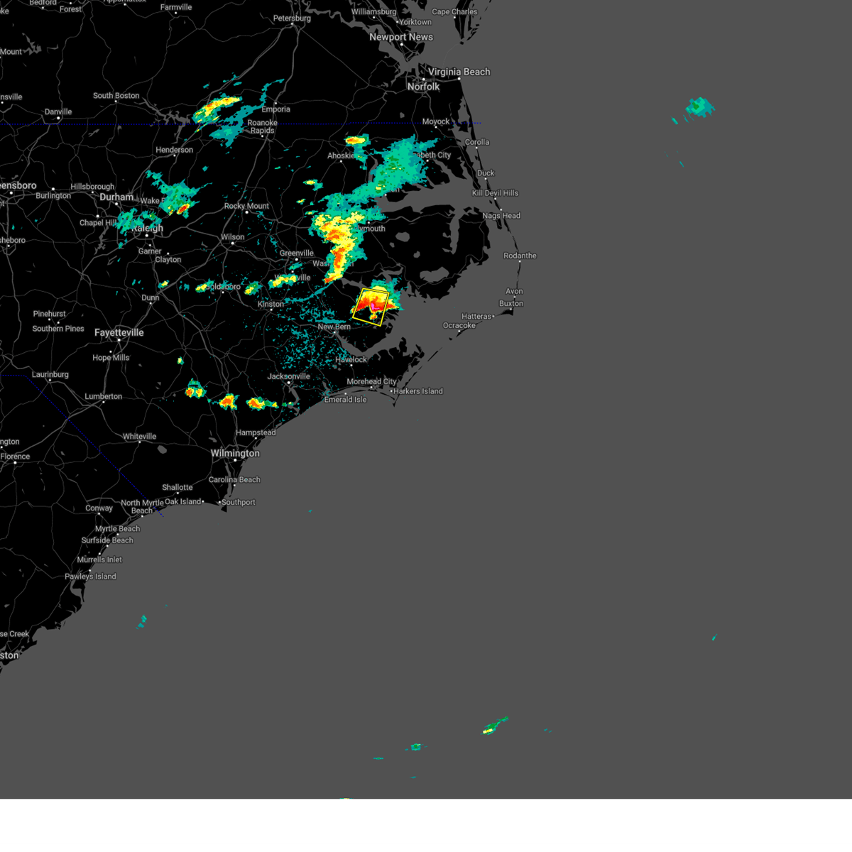 Interactive Hail Maps Hail Map for Vandemere, NC