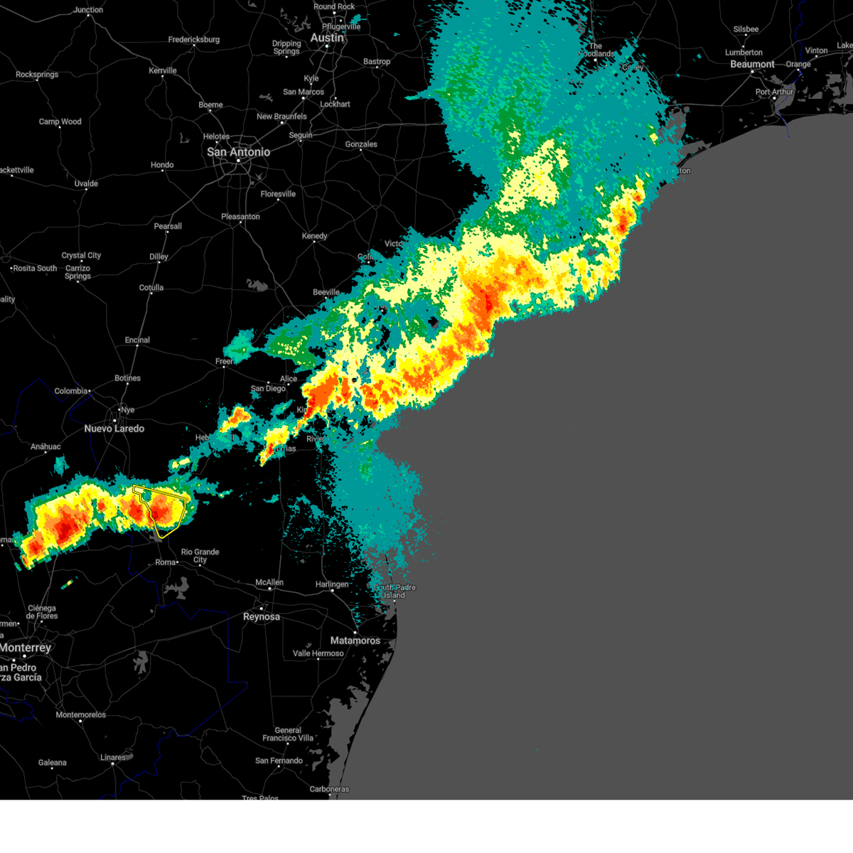 Interactive Hail Maps Hail Map for Zapata, TX