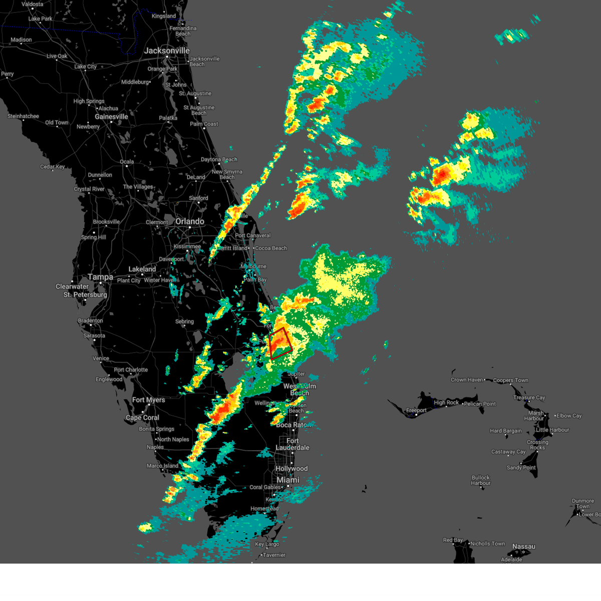 Interactive Hail Maps Hail Map for Port St. Lucie, FL