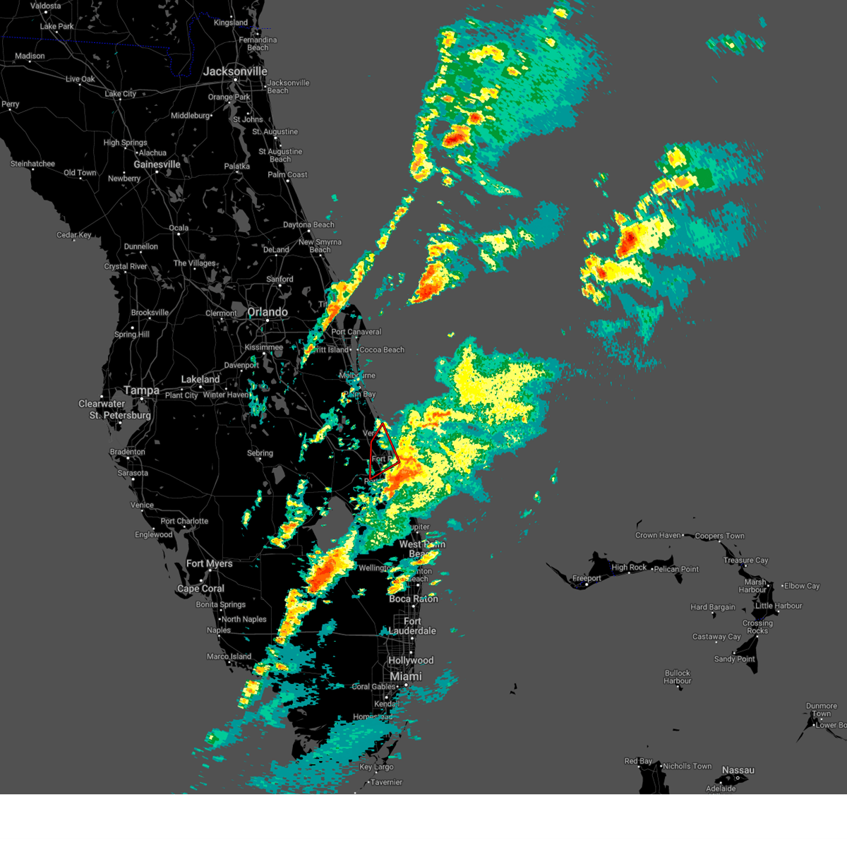 Interactive Hail Maps Hail Map for Vero Beach, FL