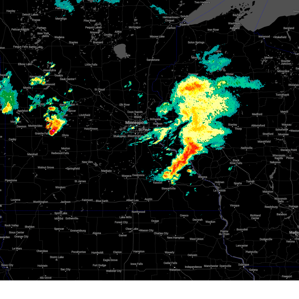 Interactive Hail Maps Hail Map for Clara City, MN