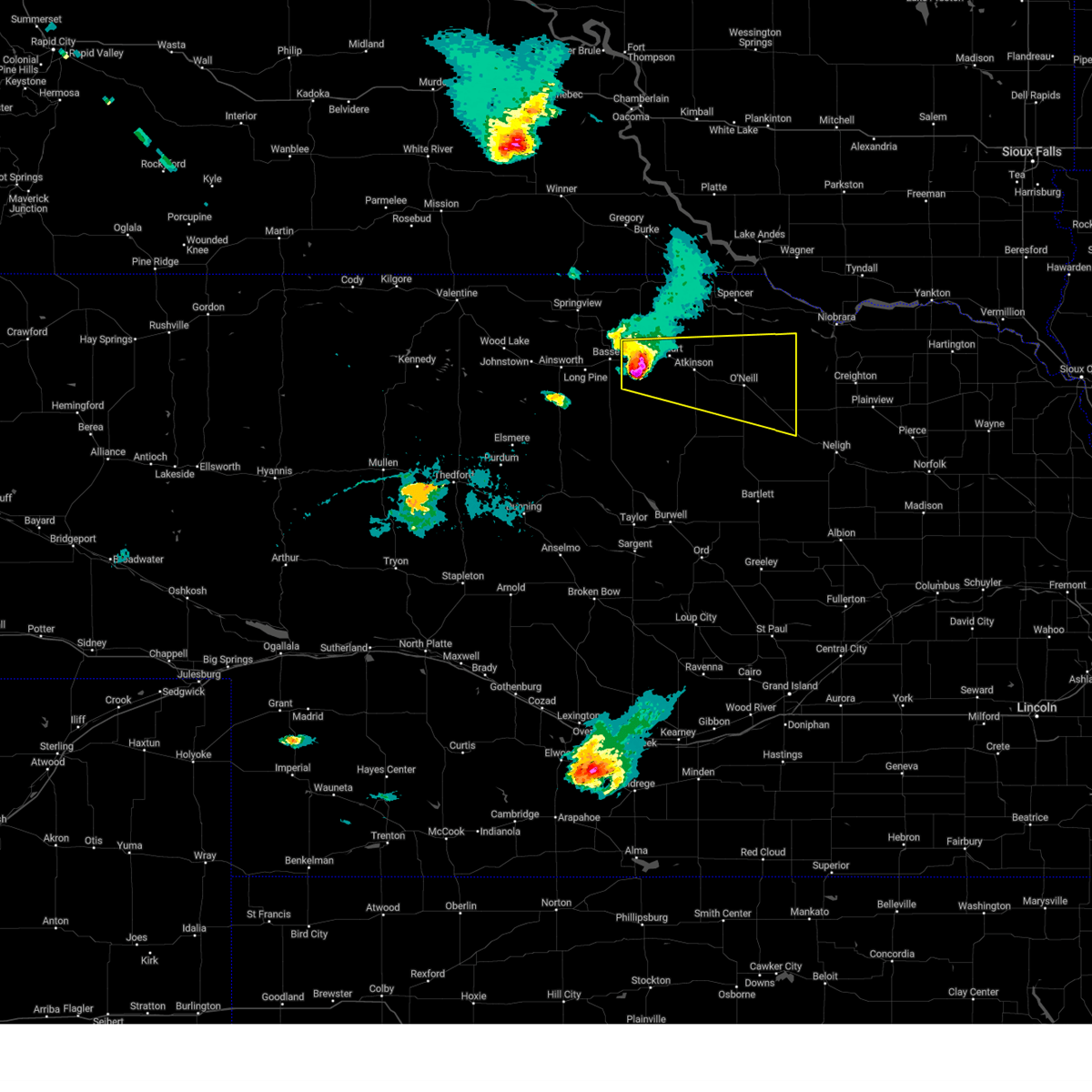 Interactive Hail Maps Hail Map for Ewing, NE