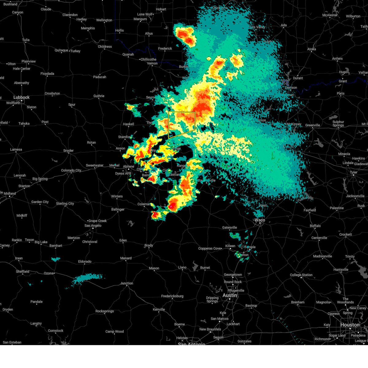 Interactive Hail Maps Hail Map for Olney, TX