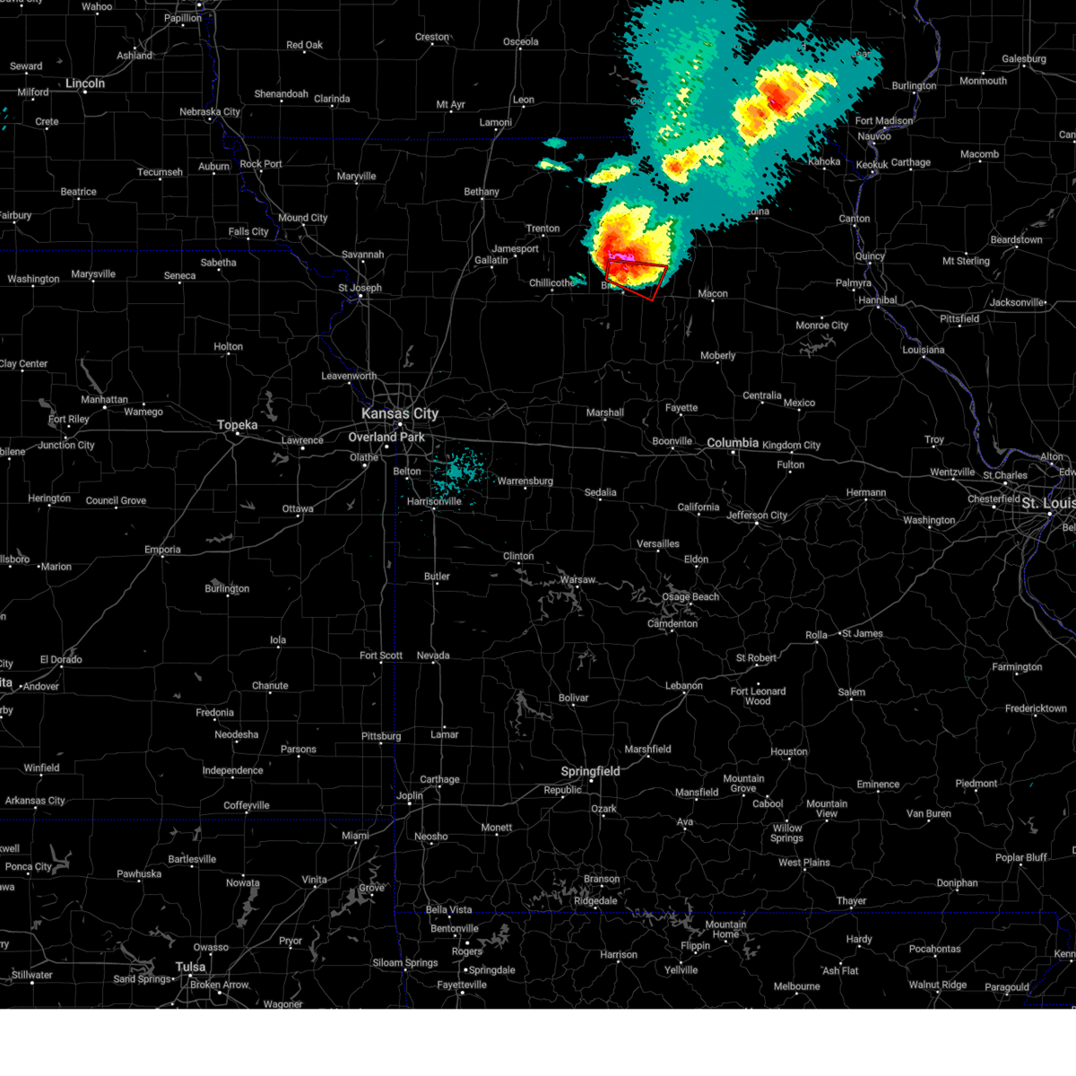 Interactive Hail Maps Hail Map for Linneus, MO