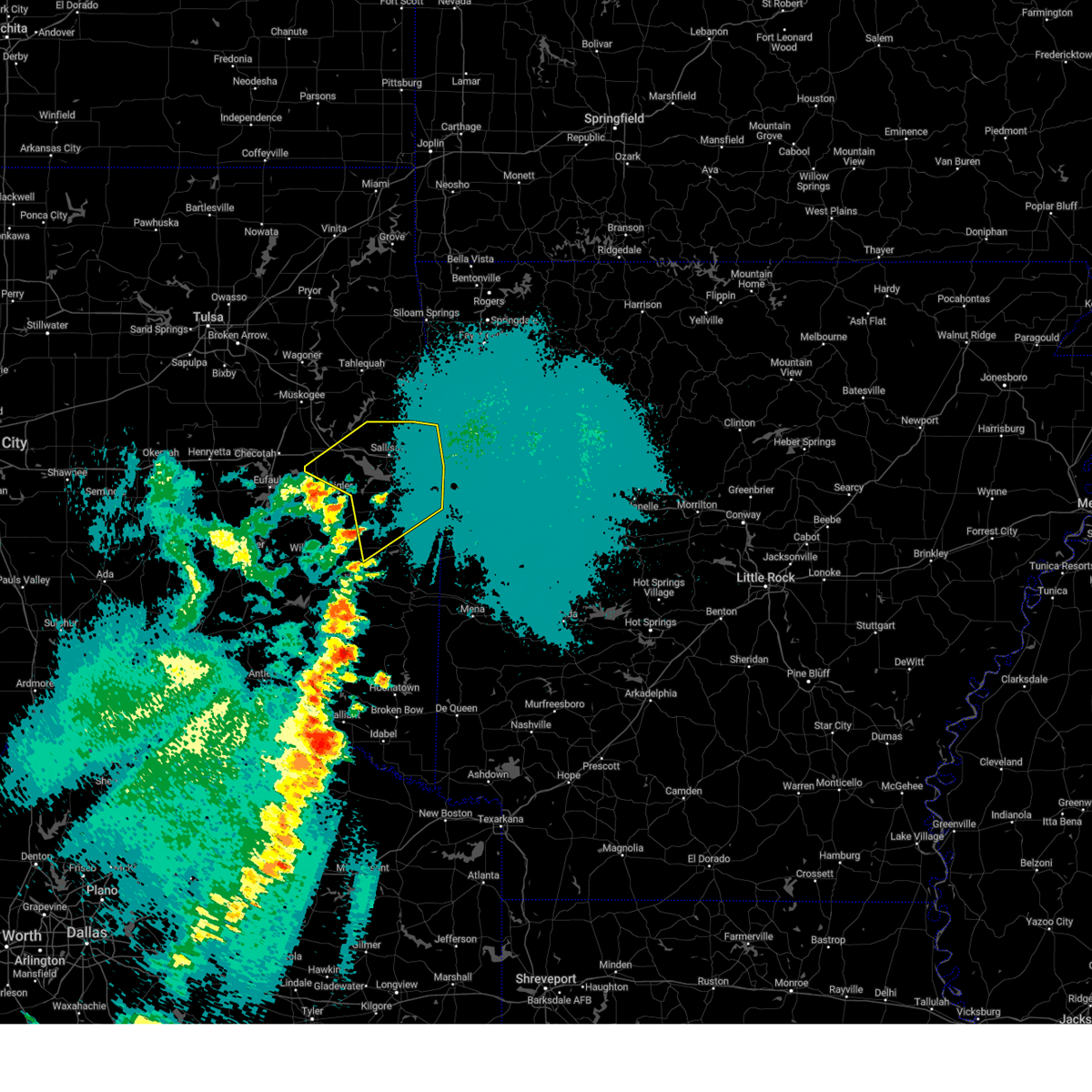 Interactive Hail Maps Hail Map for Fort Smith, AR