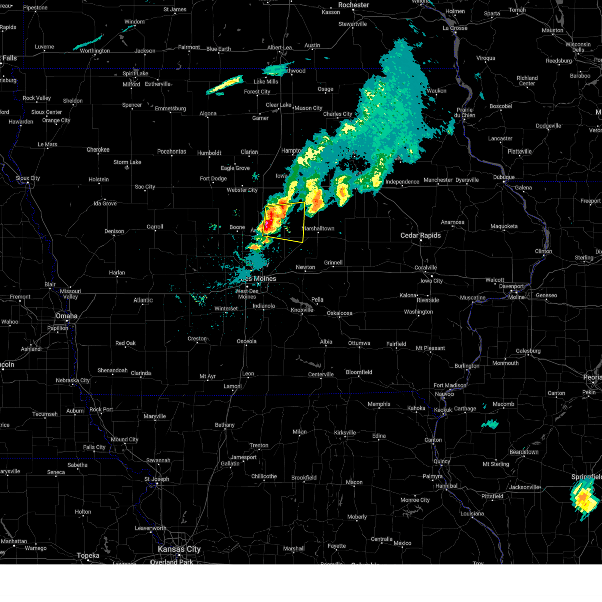 Interactive Hail Maps Hail Map for Ames, IA